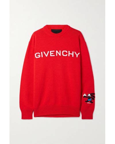 red givenchy sweater